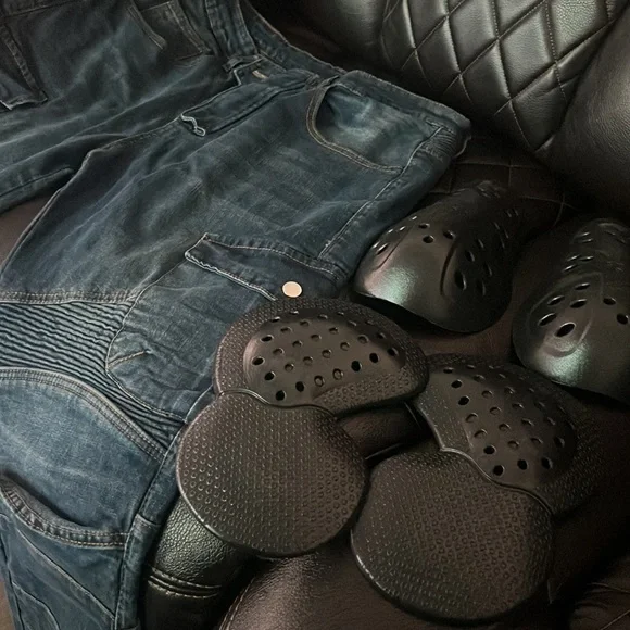 Motorcycle Riding Jeans Biker Motorbike Pants with CE Removable Armored for Men - Picture 7 of 8